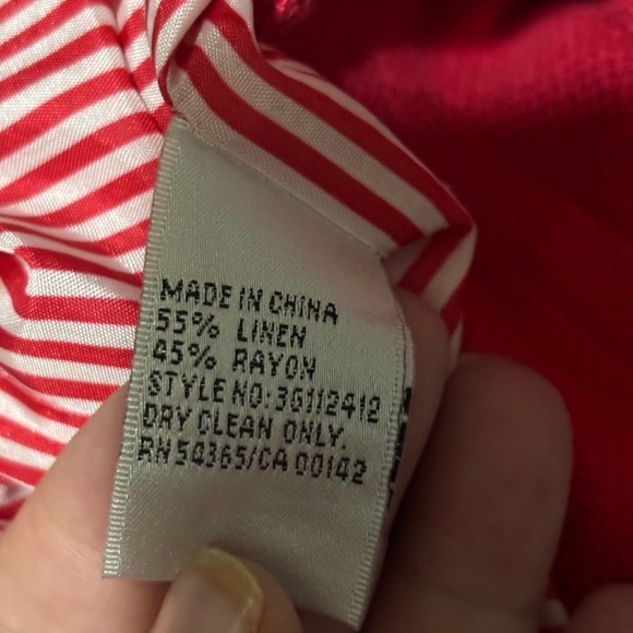 Peter Nygard Vibrant Red Blazer size 10 #retro #vintage #business casual - Picture 13 of 15